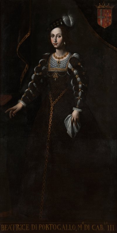 Portrait of Beatrice of Braganza by Unbekannt Unbekannt